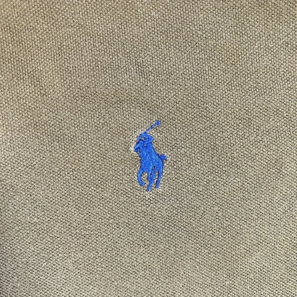 Polo Ralph Lauren Shirt Mens XL Brown Blue Pony Short Sleeve Golf Preppy‎ Rugby